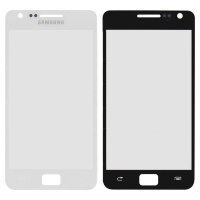Стекло дисплея для ремонта Samsung i9100 Galaxy S2 белое