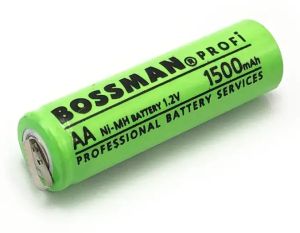 Аккумулятор промышленный Bossman AA 1.2V 1500mAh (с контактами) - 564887 Аккумулятор промышленный Bossman AA 1.2V 1500mAh (с контактами) - 564887